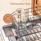 SMIRLY 64 oz Mason Jar Pitcher,Glass Pitcher with Wide Mouth,Water Jug with Double Leak Proof Lid for Iced Coffee,Hot Water,Breast Milk