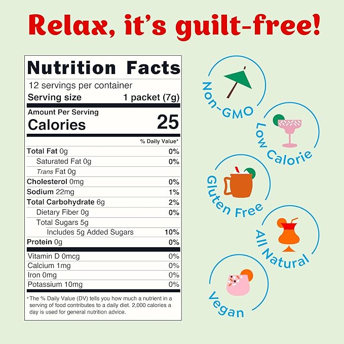 Craftmix Strawberry Mule, Makes 24 Drinks, Skinny Cocktail Mixers Moscow Mule - Mocktail Drink Mixers - Made With Real Fruit - Vegan Low-Carb, Low-Sugar, Non-GMO, Dairy Free, Gluten Free, Easy to Mix