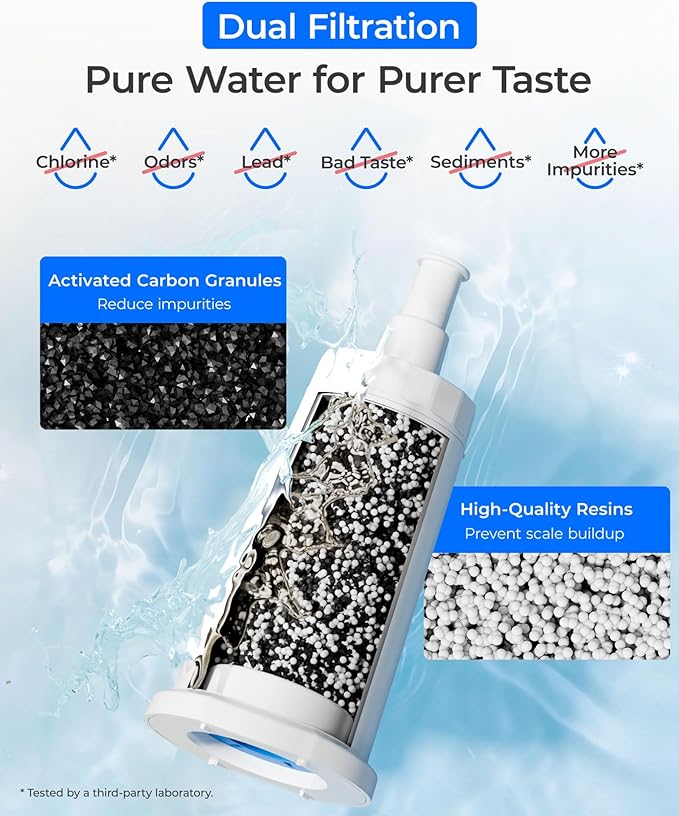 Waterdrop Coffee Filter, Replacement for Breville® Water Filter, Breville® Express Espresso Machine Water Filter, Breville® Barista Touch, Oracle® Touch BES990, TÜV SÜD Certified, 4 Packs