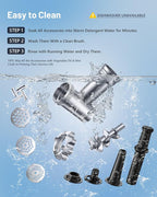 Electric Meat Grinder, Sausage Stuffer Maker Food Grinder with Blade & 3 Plates, Sausage Stuffer Tubes & Kubbe Kit, Heavy Duty Meat Mincer Machine for Home Kitchen Use