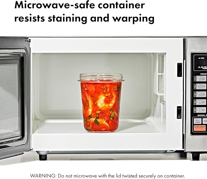 OXO Good Grips Twist & Stack Container – 40 oz – 2 Pack