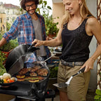 Stanbroil Cast Iron Cooking Griddle Replacement for Weber Q100 and Q1000 Series Grills, Replacement for Weber 6558
