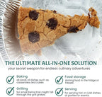 FUNSTITUTION Round Disposable Aluminum Pie Pans (30 Pack) - 7 Inch Disposable Pie Pans - Round Aluminum Foil Pans For Baking, Grilling, Cooking, Storing, Prepping