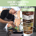 Home EC Premium Green Sea Salt and Pepper Grinder Set of 2 - Adjustable Ceramic - Tall Glass Salt and Pepper Shakers - Kitchen Pepper Mill & Salt Mill W/Funnel & EBook