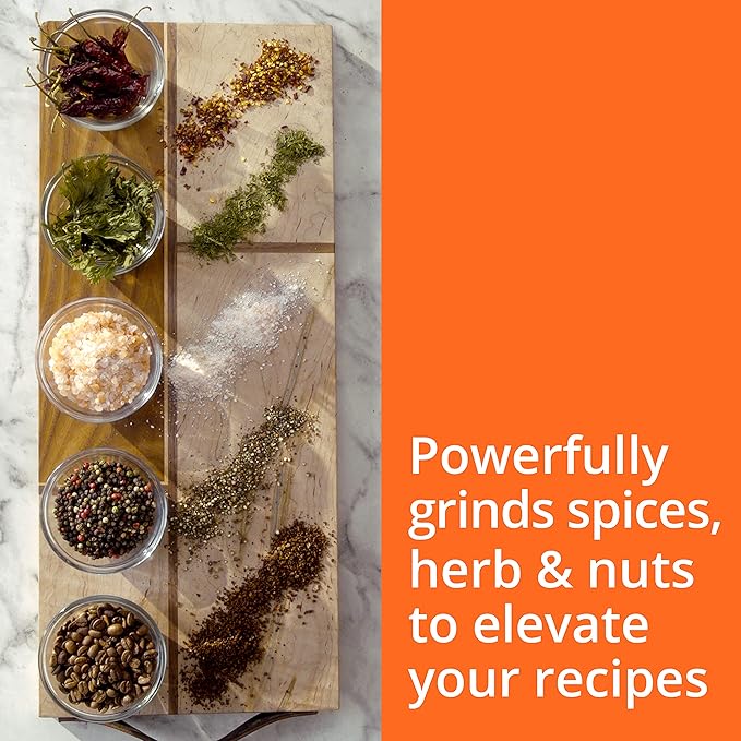 KRUPS Electric Coffee Grinder: 3 oz Capacity, 200 Watts - Versatile for Beans, Spices, Nuts - One-Touch Operation, Customizable Grind for 12 Cups - Ideal for Espresso, French Press