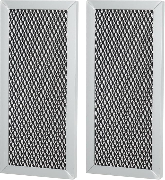 2-Pack ME19R7041FS Microwave Oven Charcoal Filter Replacement Compatible with Samsung ME19R7041FS/AA, ME19R7041FT/AA, ME19R7041FB/AA, Durable Microwave Filter Replacement