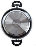 RAVELLI Italia Linea 30 Non Stick Stock Pot with Glass Lid (3.2 Quart)