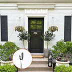 20PCS Wall Hooks for hanging, Metal Wall Hooks for Coats, Coat hooks for Wall, Heavy Duty Single Prong Wall Hooks With 40 Pieces Screws for Hanging Coats，Towel，Backpack，Hat, Dog Leashes，Coffee Mug