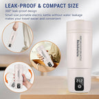 Travel Electric Kettle, Balabulala Portable Water Boiler with 6 Variable Presets,Small Electric Kettle with Keep Warm Temperature Controls & Boil Dry Protection, 17oz