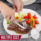 Gradient Red Silverware Set, 20-Piece Stainless Steel Flatware Set, Kitchen Dinnerware Set Service for 4, Include Knife/Fork/Spoon, Mirror Polished, Dishwasher Safe