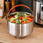 Steamer Basket for Instant Pot, Stainless Steel Vegetable Steamer Basket Insert for Pots (3qt)