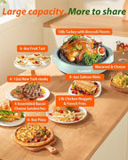 Nuwave Oven Pro Plus Air Fryer, Infra-Red Countertop, 2025 Advanced Convection, No Defrosting or Preheating, Cook Fresh or Frozen, Durable Power Dome, 100 Presets & 50 Memory, PFAS Free, Mint Green