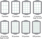 BergHOFF Perfect Slice 9" x 13' Inch Cake Pan With Cover and Perfect Slicing Tool. Creates Perfect Portions Of Your Baking And Holiday Dishes. Perfect Portions For All Of Your Family Desserts