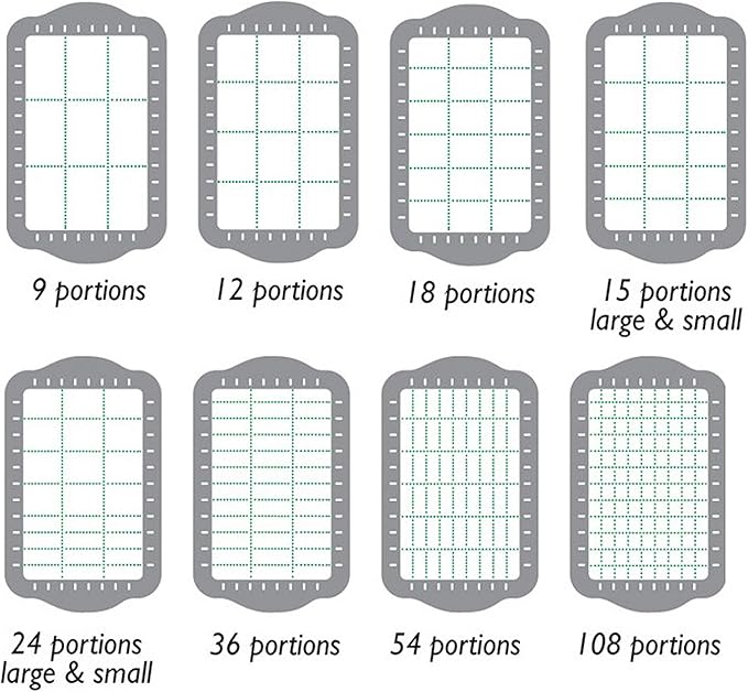BergHOFF Perfect Slice 9" x 13' Inch Cake Pan With Cover and Perfect Slicing Tool. Creates Perfect Portions Of Your Baking And Holiday Dishes. Perfect Portions For All Of Your Family Desserts