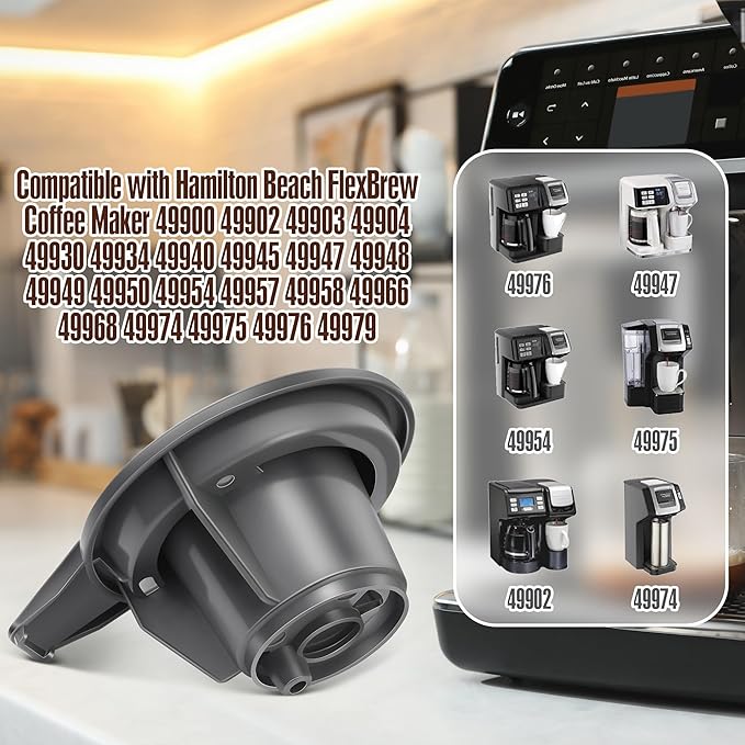 1 Pack Bottom Needle Cup Holder Replacement Compatible with Hamilton Beach FlexBrew 49900 49902 49904 49930 49934 49940 49945 49947 49950 49954 49957 49958 49966 49968 49974 49976 49979