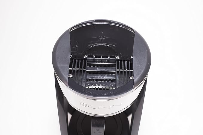 BUNN HB Heat N Brew Programmable Coffee Maker, 10 cup, Stainless Steel, 46500.0003
