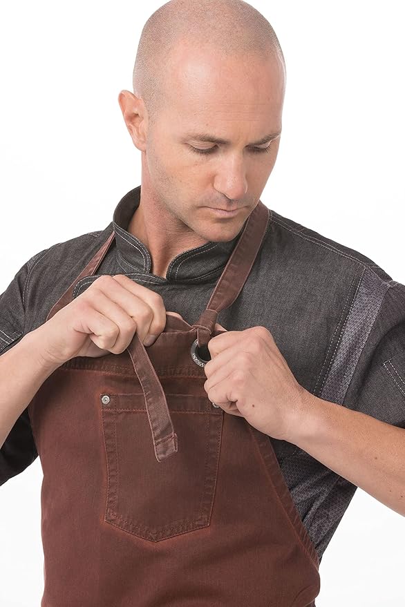 Chef Works Unisex Dorset Chefs Bib Apron