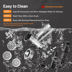 Electric Meat Grinder, Sausage Stuffer Maker 450W(3000W Max) Food Grinder with Blade & 3 Plates, Sausage Stuffer Tubes & Kubbe Kit, Stainless Steel Heavy Duty Meat Mincer Machine for Home Kitchen Use