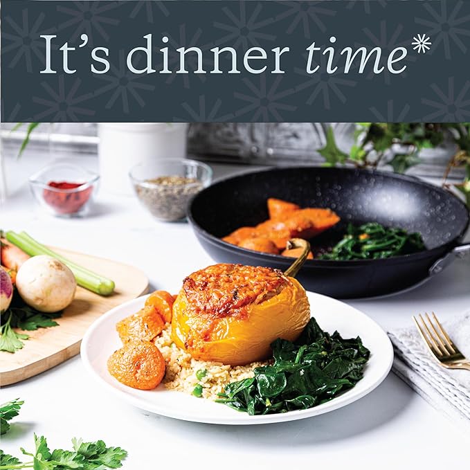 Vikko Dinner Plate, Set of 6 White Plates, 9 Inch Ceramic Dinner Plates Set, Stackable Dinner Plates for Every Day and Special Occasion, Restaurant Style, Dishwasher Safe, Microwave Safe