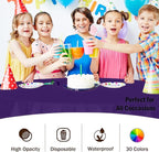 Party Solids 12-Pack Premium Plastic 84-Inch Round Tablecloth - Purple