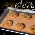 Silicone Baking Mat, Sopito Food Safe Silicone Baking Sheet, Heat Proof 480℉ Cooking Mat, Length 16.5 in Width 11.6 in, 2 PCS-Grey