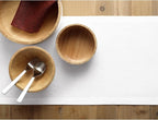 Solino Home Linen White Table Runner 72 Inches Long - 100% Pure Linen 14 x 72 Inch Table Runner for Dining, Summer, Fall, Autumn, Halloween - Fete