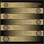 Signature Enameled Cast Iron Dutch Oven, Non-Stick Serving Pot with Tight Fitting Lid for Perfect Roasting, Baking, Sauteing, and Bread Making | 3.5Q (3.3L) - Oyster Grey