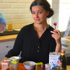 5g Plastic Measuring Spoons (10ml) – Pack of 5 mini Scoops for Protein Poweder, Creatine, Coffee, Lab, Baking, Laundry, Canisters, Dry Goods – 1 Teaspoon Measuring Spoons (tsp), Pink