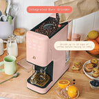 Beautiful Perfect Grind Programmable Single Serve Coffee Maker with Touch Display and Integrated Burr Grinder, Auto Coffee Strength Selection, 64oz Water Reservoir (Rose)