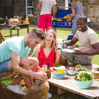 Wheat Straw Bowls Set of 6/12, Unbreakable Lightweight Bowls Set - Microwave & Dishwasher Safe, Reusable for Serving Soup, Oatmeal, Ramen & Salad (6, 26 oz)