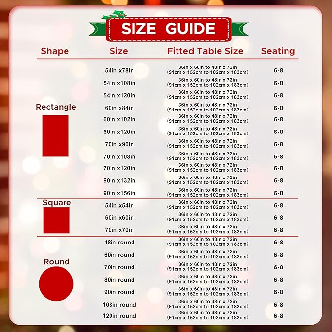 sancua 2 Pack Red Tablecloth 60 x 84 Inch, Rectangle 4 Feet Christmas Table Cloth - Stain and Wrinkle Resistant Washable Polyester Table Cover for Dining Tables, Buffet Parties and Camping