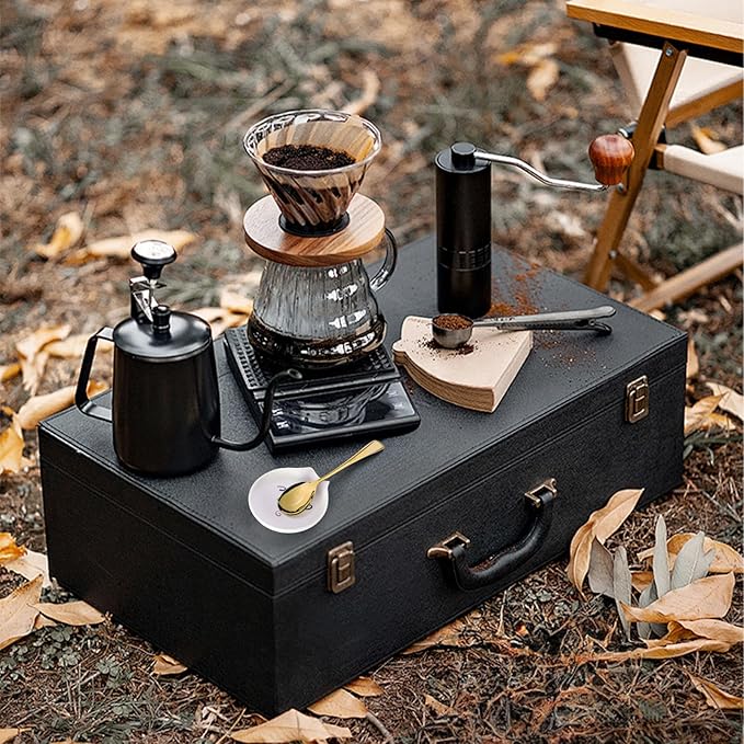 Coffee Spoon Rest with spoon, Mini Coffee Spoon Holder for Coffee Stirrers, Teaspoon, Coffee Bar Accessories, (Yellow Coffee Spoon Rest with Pattern & Gold Ellipse Spoon)