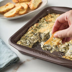 Circulon Nonstick Bakeware Nonstick Baking Pan / Nonstick Cake Pan, Square - 9 Inch, Brown, Chocolate