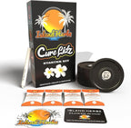 Digital Starter Curing Kit: V2 Lid Set - 4 Airtight Digital Wide Mouth Mason Jar Lids, Celsius/Fahrenheit, ON/OFF Switch + 8G Organic 2 Way Humidity Packs (4-Pack)