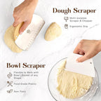 9" Round and 10" Oval Banneton Bread Proofing Baskets and Sourdough Bread Baking Supplies, A Complete Sourdough Kit with Bread Lame, Danish Whish, Bowl & Dough Scraper, 2 Bread Slings, and Baking Mat