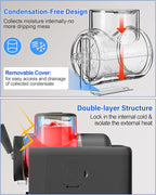 2-IN-1 Slush Machine & Ice Cream Maker Machine, 6 Modes for Smoothies, Milkshakes, Cocktails, Margarita, and Ice Cream, Double-Layer Tank, With Ice Cream Cone Holder, Self-Cleaning, For Home Use, Grey