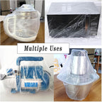 40 PCS Kitchen Small Appliance Covers,Clear Plastic Dust Cover for Instant Pot,Blender,Slow Cooker,Air Fryer,Toaster Oven,Food Processor,Mixer,Meat Slicer,Coffee & Bread Maker