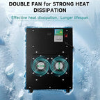 Snowflake Ice Machine, 485.0LBS/24H 1000W Shaved Ice Machine, Rapid Cooling, Food-Grade Stainless Steel Material, Snowflake Ice Maker for Dessert, Ice Cream, Suitable for Party＆Commercial Use