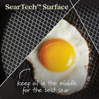 Anolon X Aluminum Nonstick Cookware Frying Pans/Skillet Set, 8.25 Inch and 10 Inch - Dark Gray