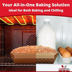 Chef-Grade Elegant 1Lb Paper Loaf Pans 50 Pk. Best Disposable Bakeable Kraft Pan Supply for Baking Bread, Small Meatloaf, Lemon Bundt Cake, Sweets for Holiday Gifts, Bake Sales or Fundraiser.