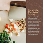 Lamson 3" x 6" Dough (Bench) Scraper with Walnut Handle