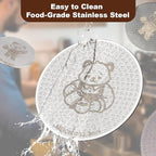 MEION 58.5mm Espresso Puck Screen-2 Pack 0.8mm Thickness Espresso Filter Screen, Reusable Metal Coffee Filter for Bottomless Portafilter Basket 58mm, Stainless Steel Coffee Puck Screen