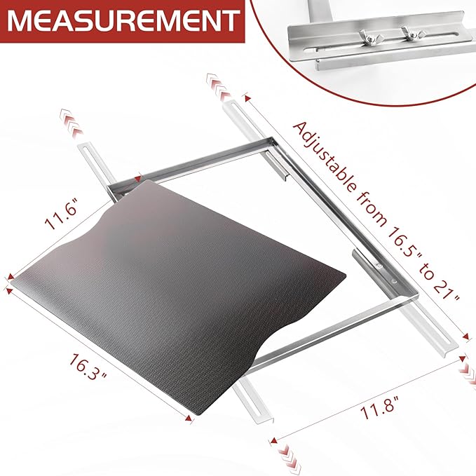 Gas Grill Griddle, Stove Top Griddle Pan for Weber Cooking Pan for Nexgrill Charbroil Napoleon Flat Plate Adjustable Glass Griddle Insert Stovetop Grills Replacement Outdoor Camp Camping Cookware Part