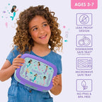 Bentgo Kids Prints Leak-Proof, 5-Compartment Bento-Style Kids Lunch Box - Ideal Portion Sizes for Ages 3-7, Durable, Drop-Proof, Dishwasher Safe, & PFAS & BPA-Free Materials (Mermaids in the Sea)