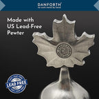 DANFORTH – Freestanding Maple Leaf Coffee Scoop/Spoon, Pewter, 3.75”, Made In USA