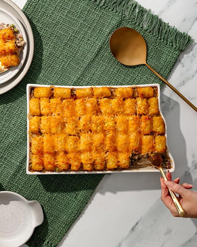 North Dakota Shaped Baking Dish Serving Platter or Decorative Tray Charming Porcelain Bakeware Oven Microwave and Dishwasher Safe