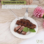 40-Piece Silverware Set for 8, Stainless Steel Flatware Set Food-Grade Silverware Cutlery Set, Include Knife/Fork/Spoon, Mirror Polished, Dishwasher Safe