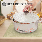 Softalker Vinyl Placemats Set of 8 - Faux Leather Heat Resistant Place Mats, 100% Waterproof Oilproof Wipe Clean Table Mats for Indoor & Outdoor Use, 17’’×12’’, Grass Green