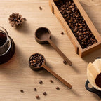 Bamboo Wooden Coffee Scoop Long Handle Measuring Scoop for Jars