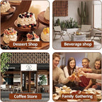 Chocolate Tempering Machine - 3.3L*2 Tanks, 18 Lbs Capacity, Temp Control 86~176℉, 1500W Stainless Steel Electric Food Warmer for Chocolate/Milk/Cream Melting